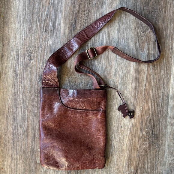Vintage RADLEY LONDON Brown Leather Crossbody Bag - Picture 13 of 13